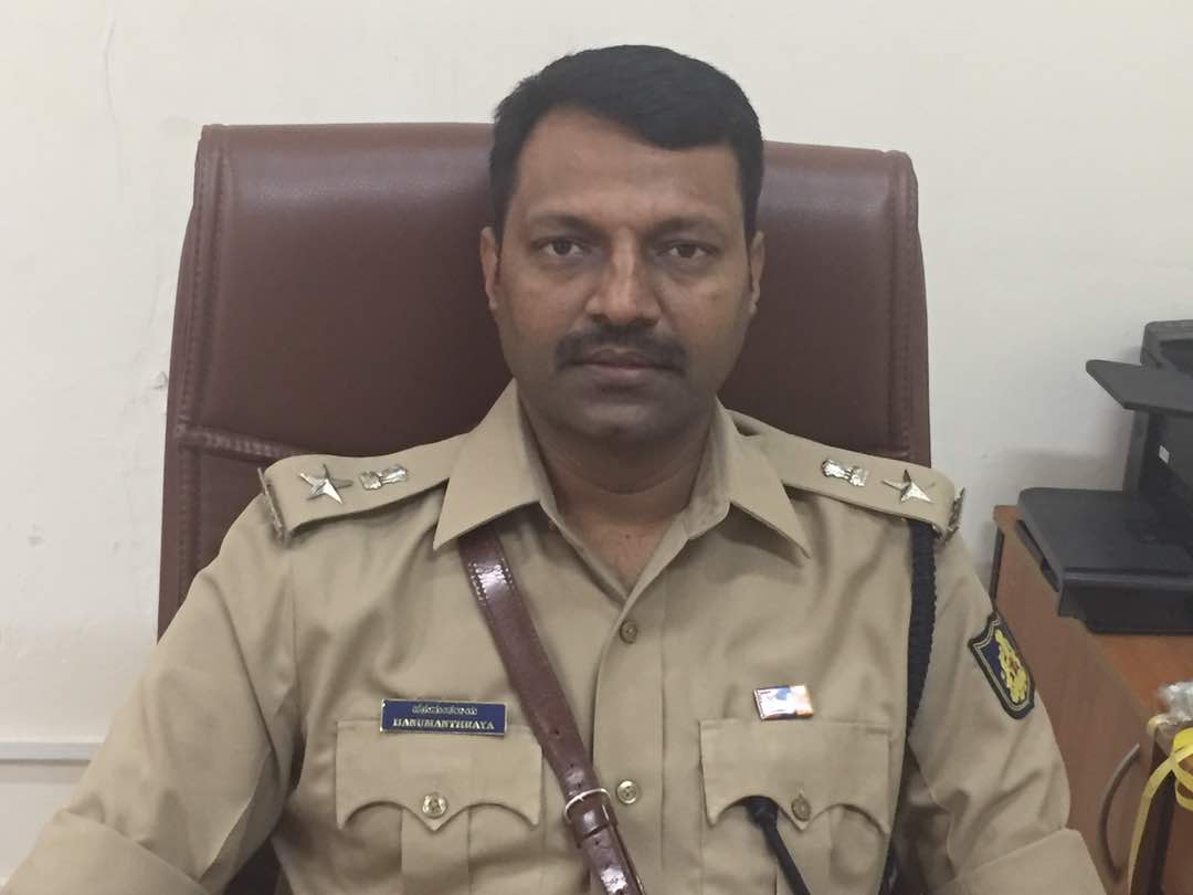 ಡಿಸಿಪಿಯಾಗಿ ಹನುಮಂತರಾಯ ಅಧಿಕಾರ ಸ್ವೀಕಾರ